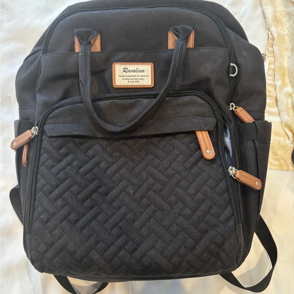 Ruvalino diaper bag - black